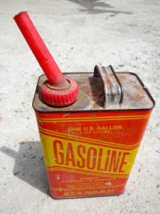 One gallon of gasoline.